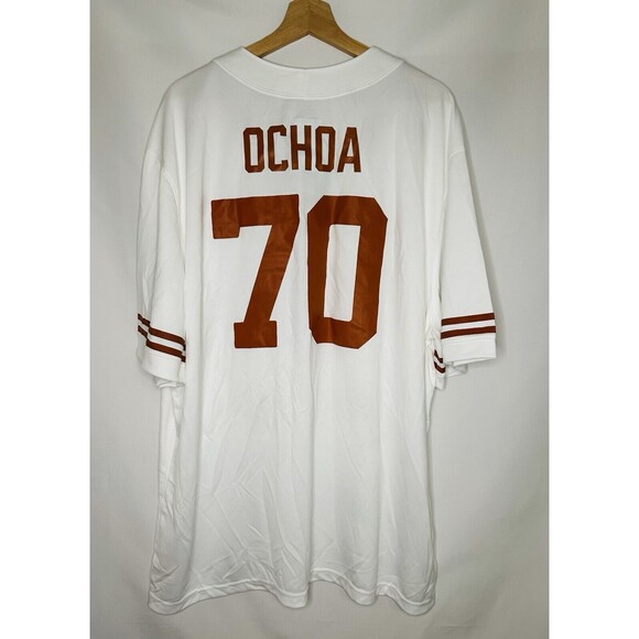 Nike UT Longhorns Football NCAA Personalized Ochoa #70 Icy White Jersey XXL - Picture 3 of 10